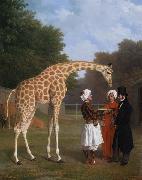 Jacques-Laurent Agasse The Nuian Giraffe (mk25) Sweden oil painting artist